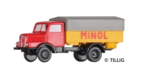 Tillig 19077 - TT - H3A Hochbordpritsche/Plane Minol